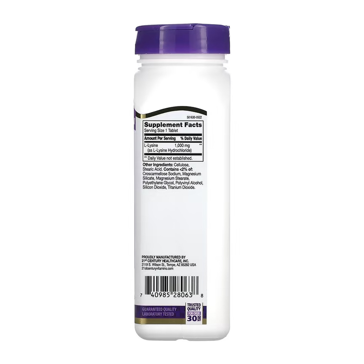 L-Lysine 1000 mg - 90 tabs. Фото 2