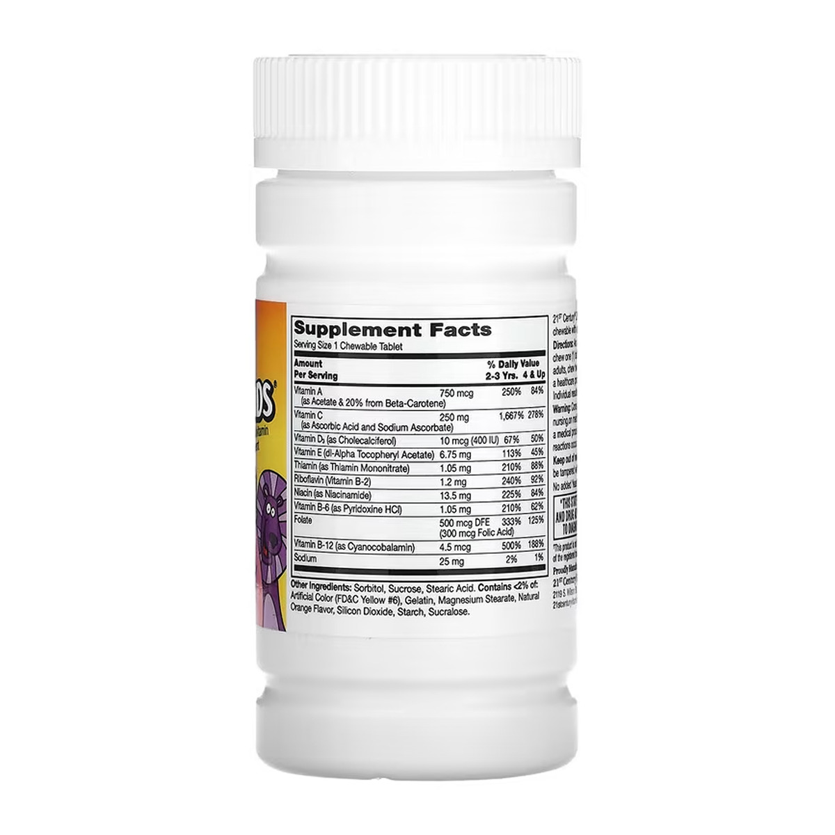 Zoo Friends Multi with Extra C - 60 chewable tabs. Фото 2
