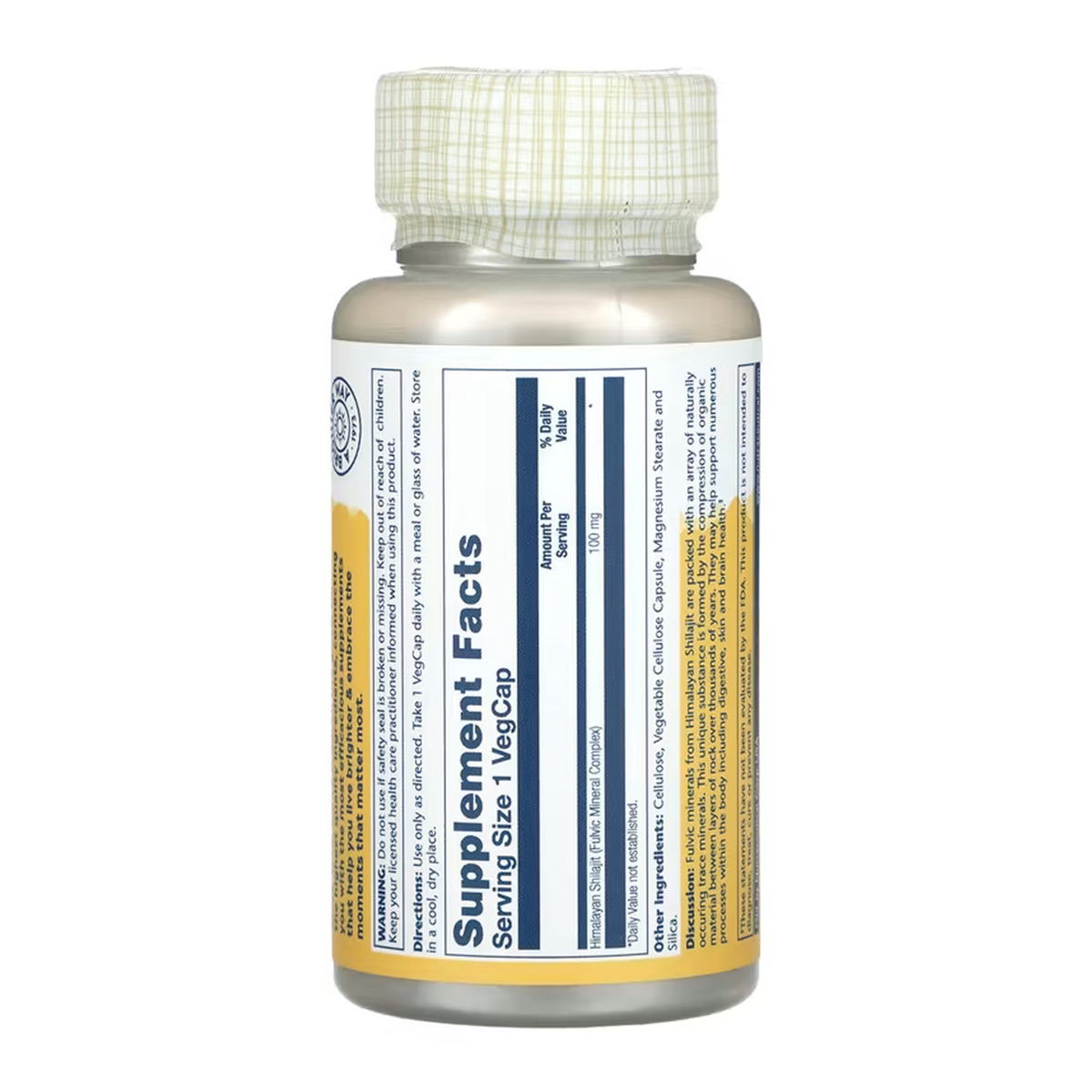 Fulvic Minerals 100mg - 30 vcaps. Фото 2