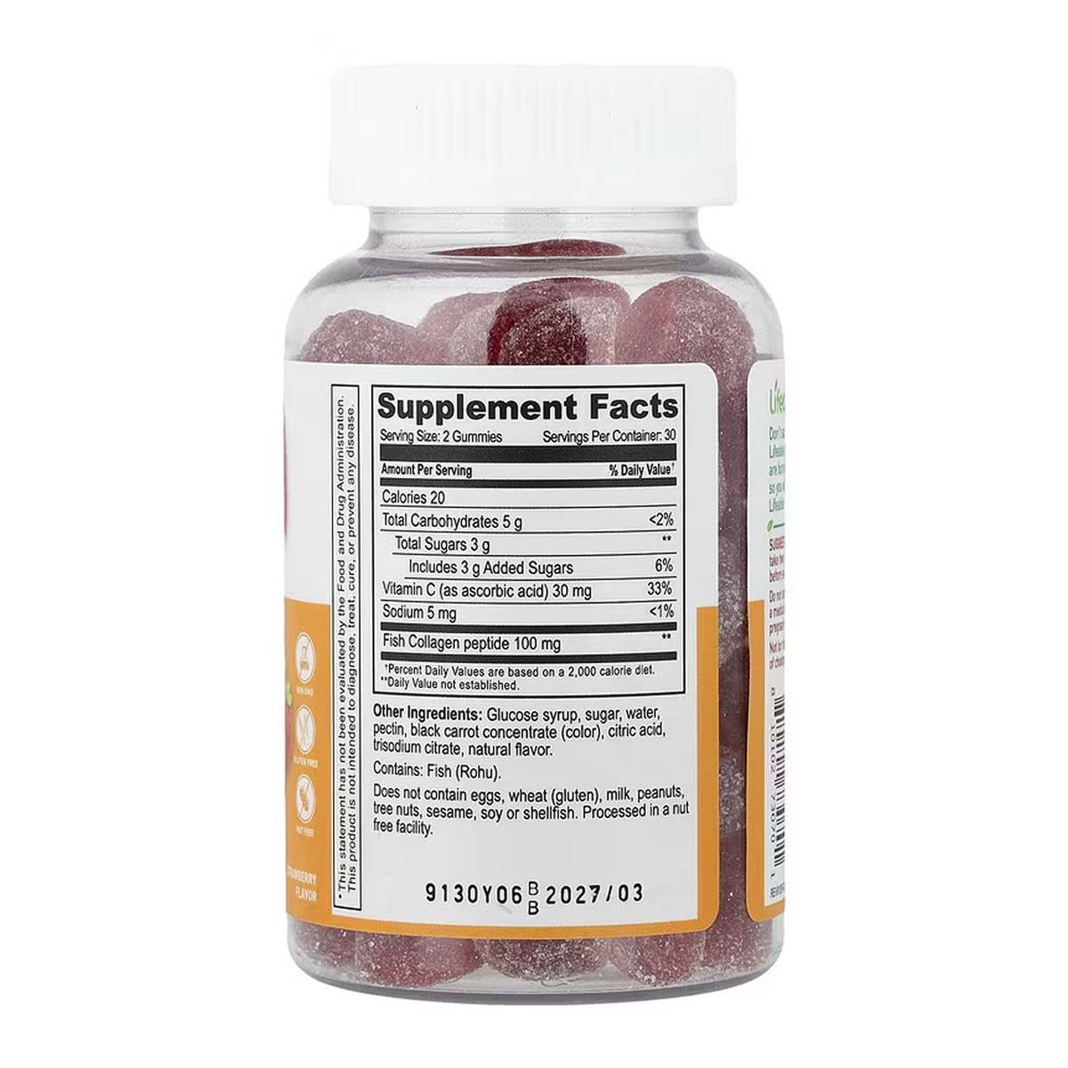 Collagen + Vitamin C Adult - 60 gummies. Фото 2