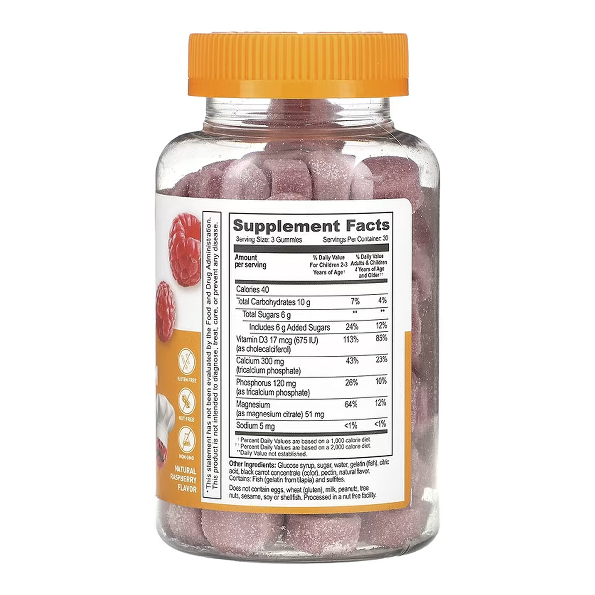 Calcium Magnesium + Vitamin D Kids - 90 gummies. Фото 2