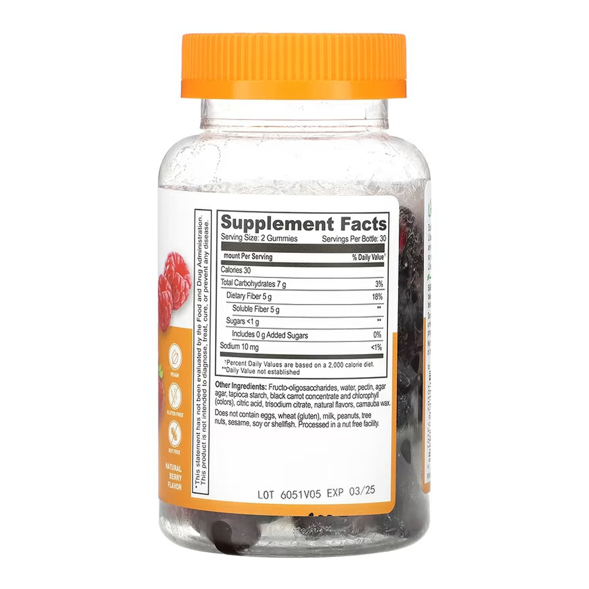 Prebiotic Fiber Adult - 60 gummies. Фото 2