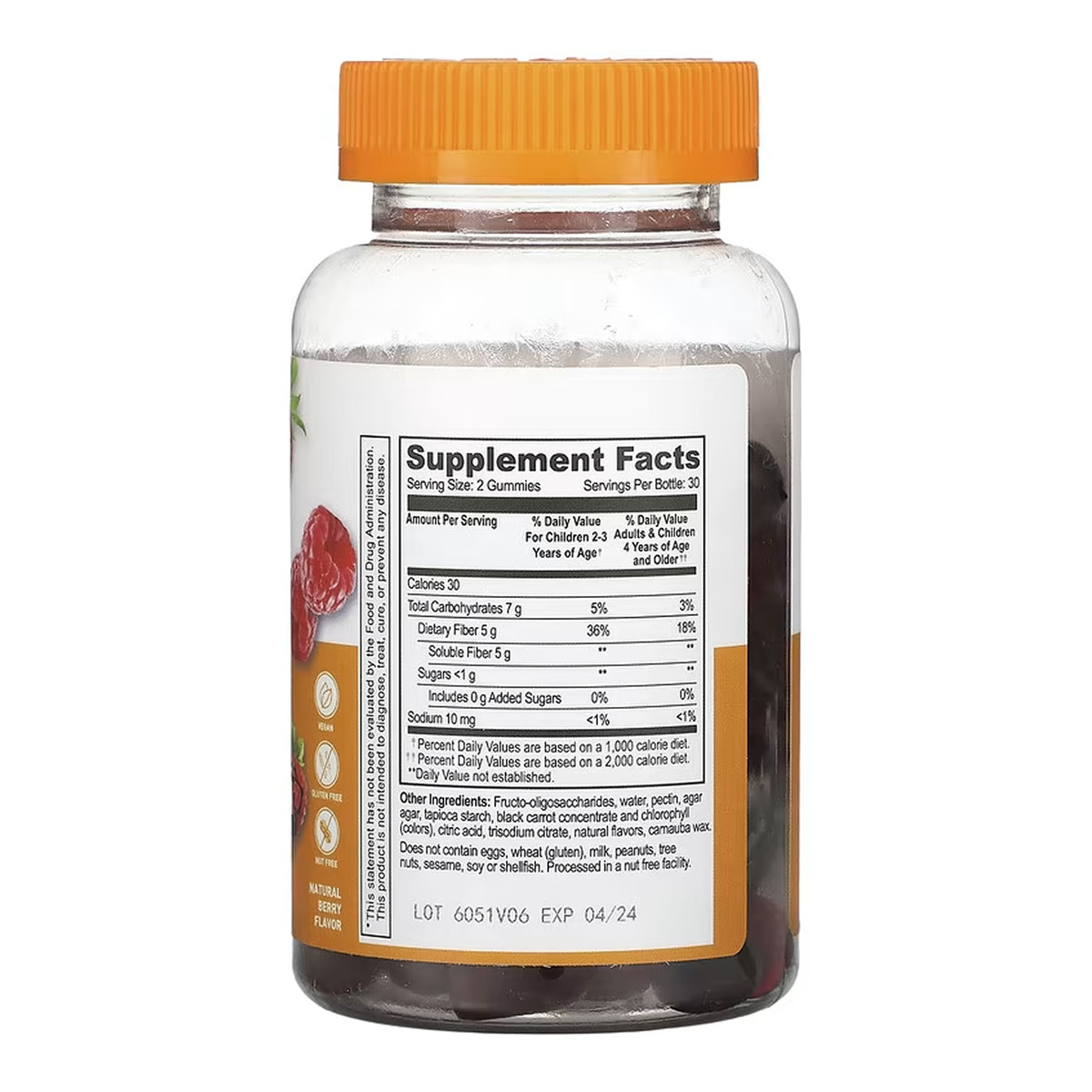 Prebiotic Fiber Kids - 60 gummies. Фото 2