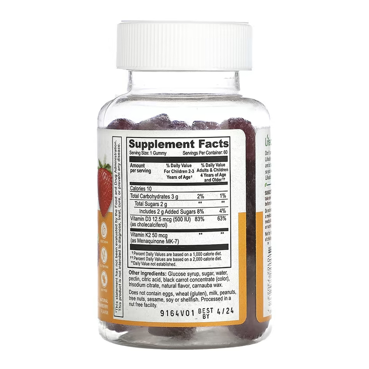 Vitamin D3 + K2 Kids - 60 gummies. Фото 2