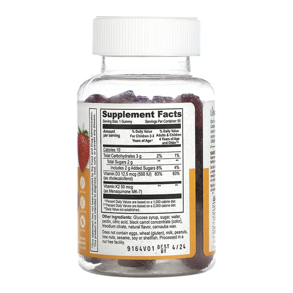 Vitamin D3 + K2 Kids - 60 gummies. Фото 2