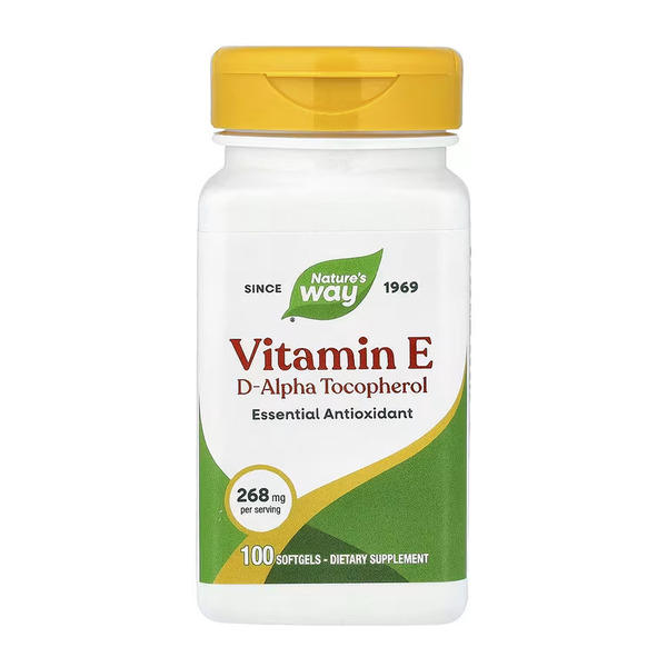 Vitamin E D-Alpha Tocopherol - 100 Softgels