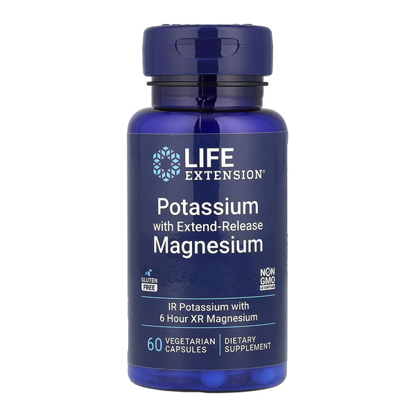 Potassium with Extend-Release Magnesium - 60 vcaps