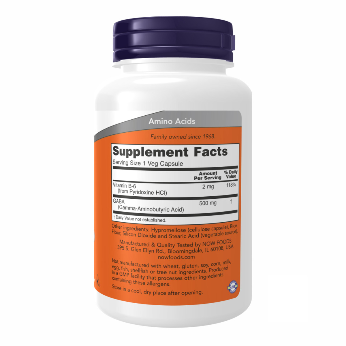 GABA 500mg - 100vcaps. Фото 2