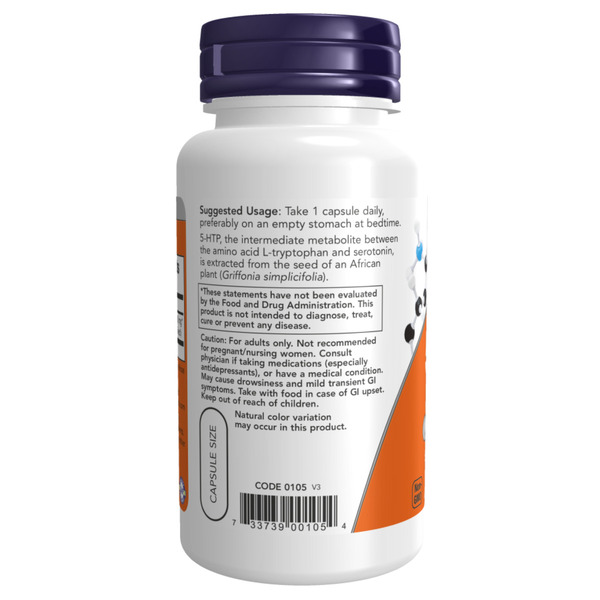 5-HTP 100mg - 120 vcaps. Фото 3