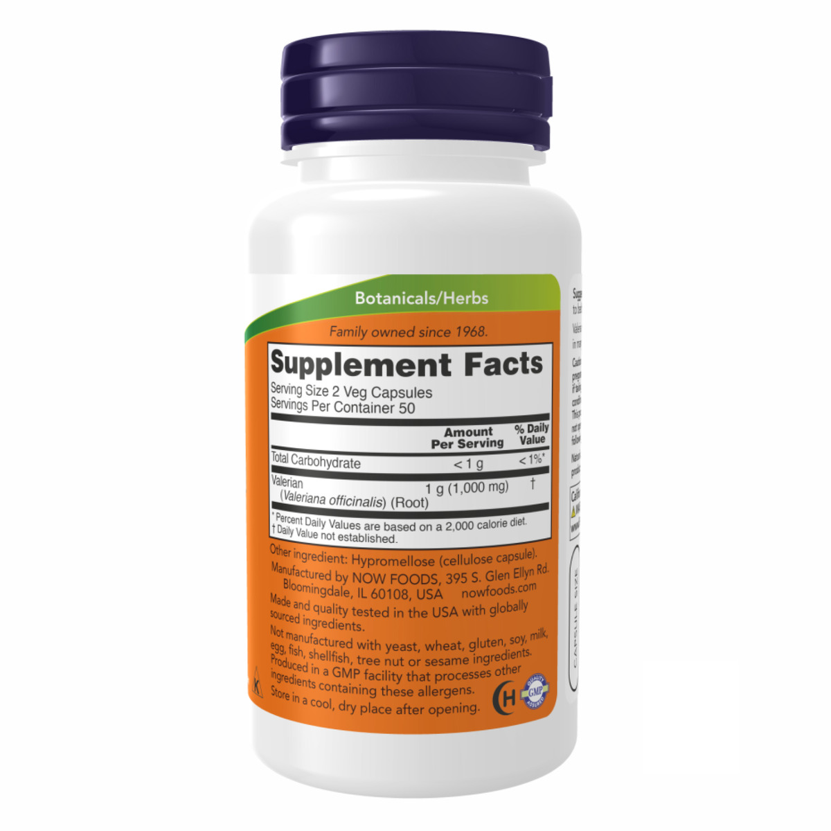 Valerian Root 500mg - 100 vcaps. Фото 2
