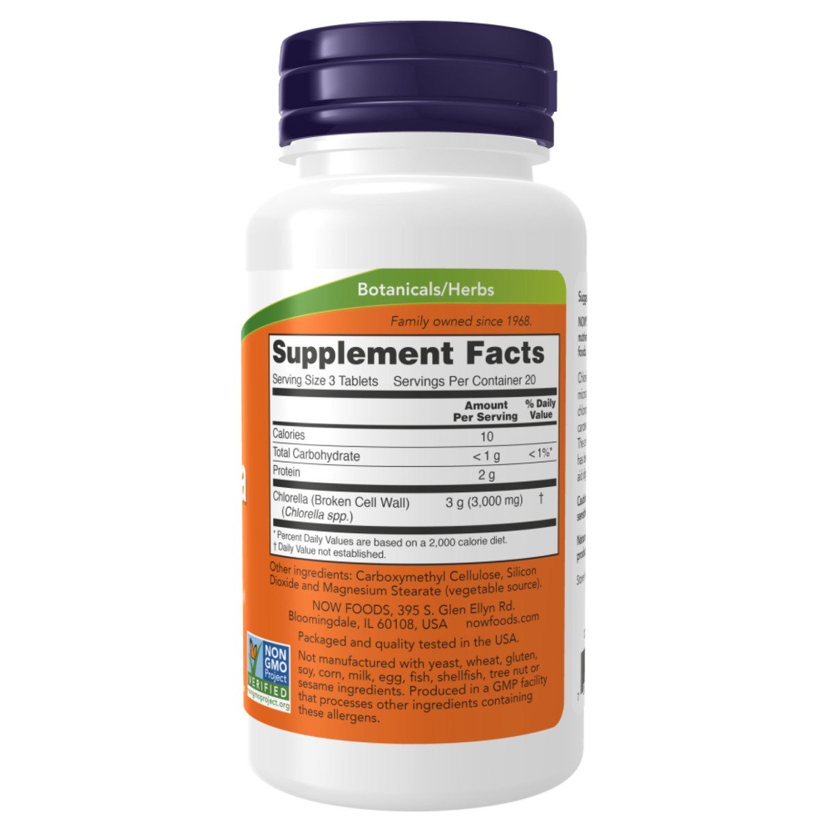 Chlorella 1000 mg - 60 Tabs. Фото 2
