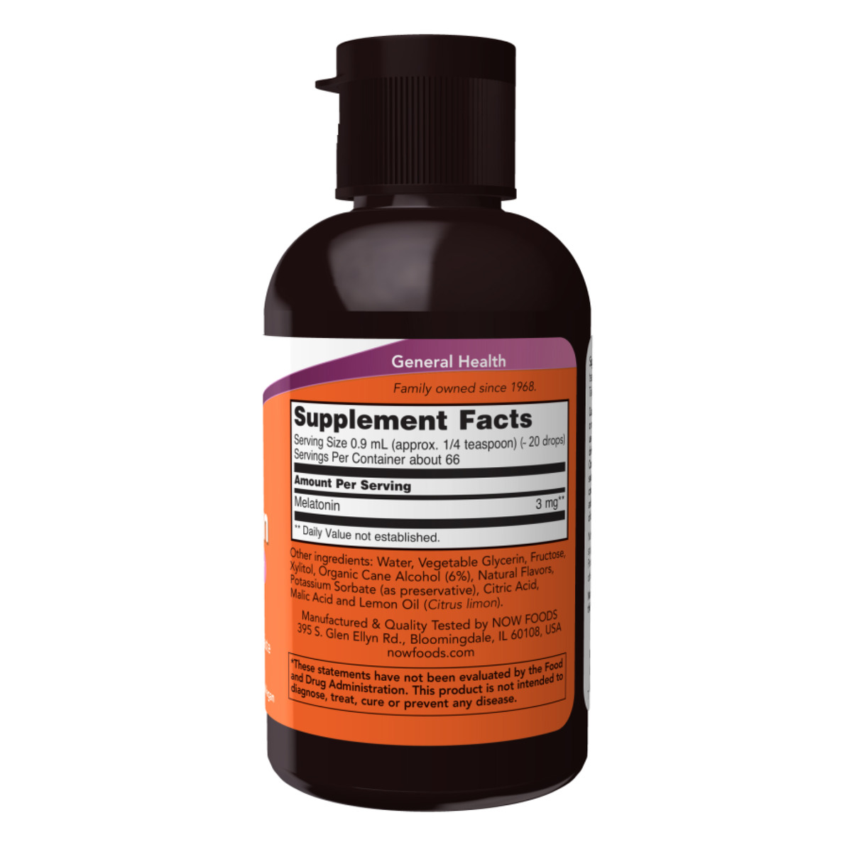 Liquid Melatonin - 59 ml. Фото 2