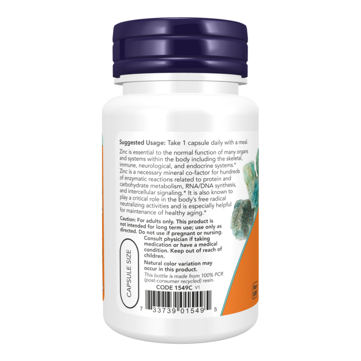 Zinc Picolinate 50mg - 120 vcaps. Фото 3