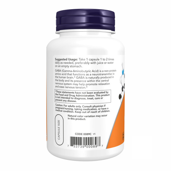 GABA 750mg - 100 vcaps. Фото 3