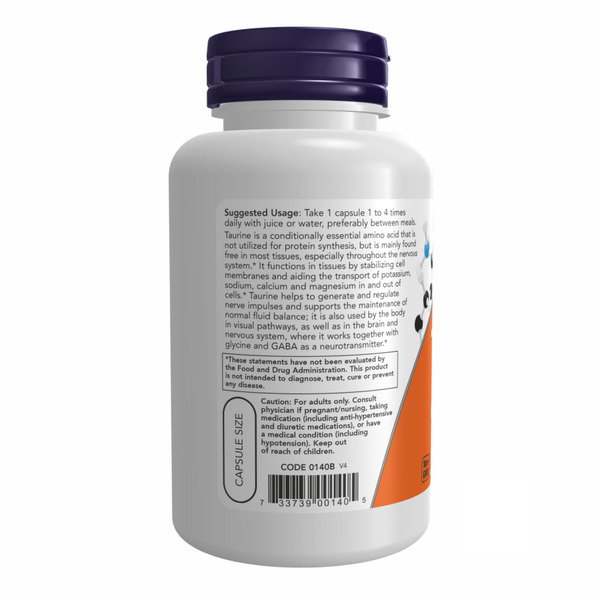TAURINE 500mg - 100 caps. Фото 3