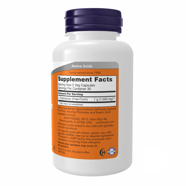 L-Tryptophan 500mg - 60 vcaps. Фото 2
