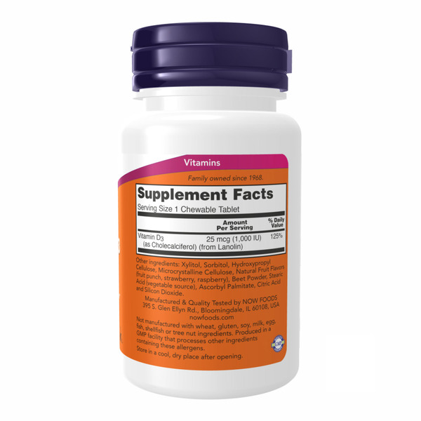 VIT D-3 1000 IU Chewable Fruity - 180 loz. Фото 2