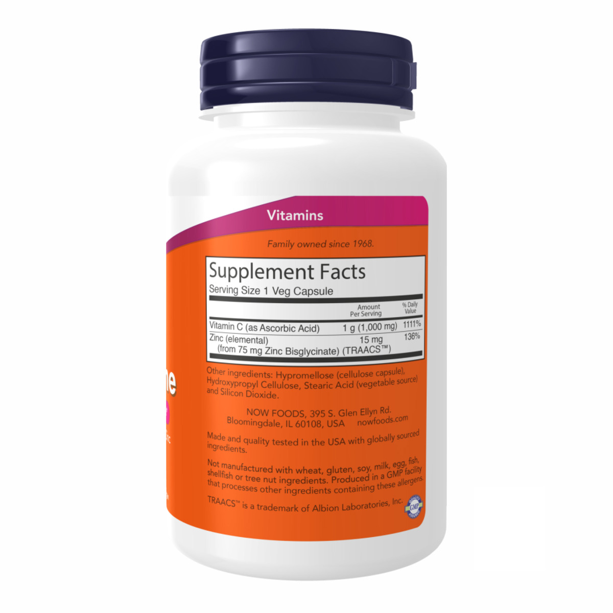 C-1000 Zinc Immune - 90 vcaps. Фото 2