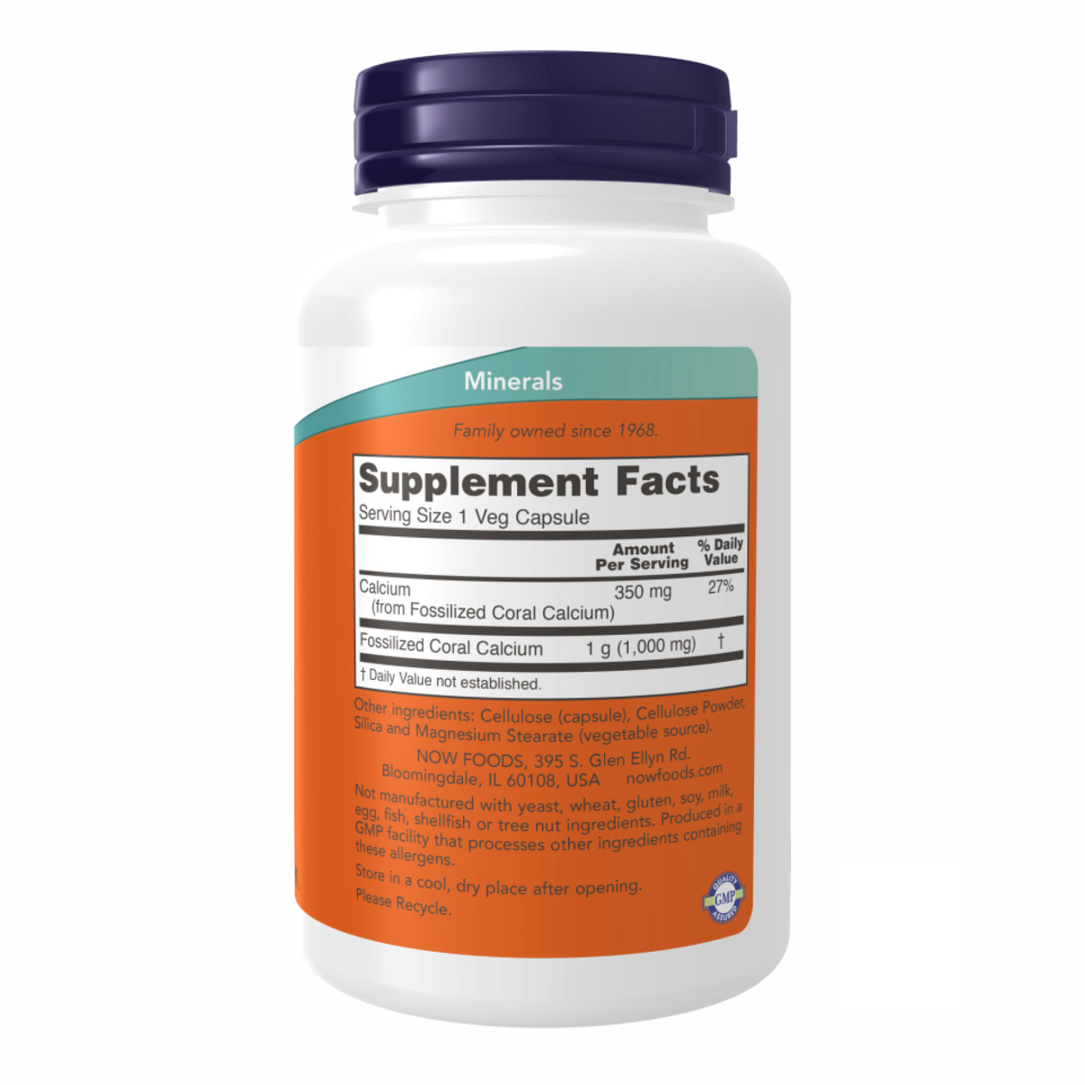 Coral Calcium 1000mg - 100 vcaps. Фото 2