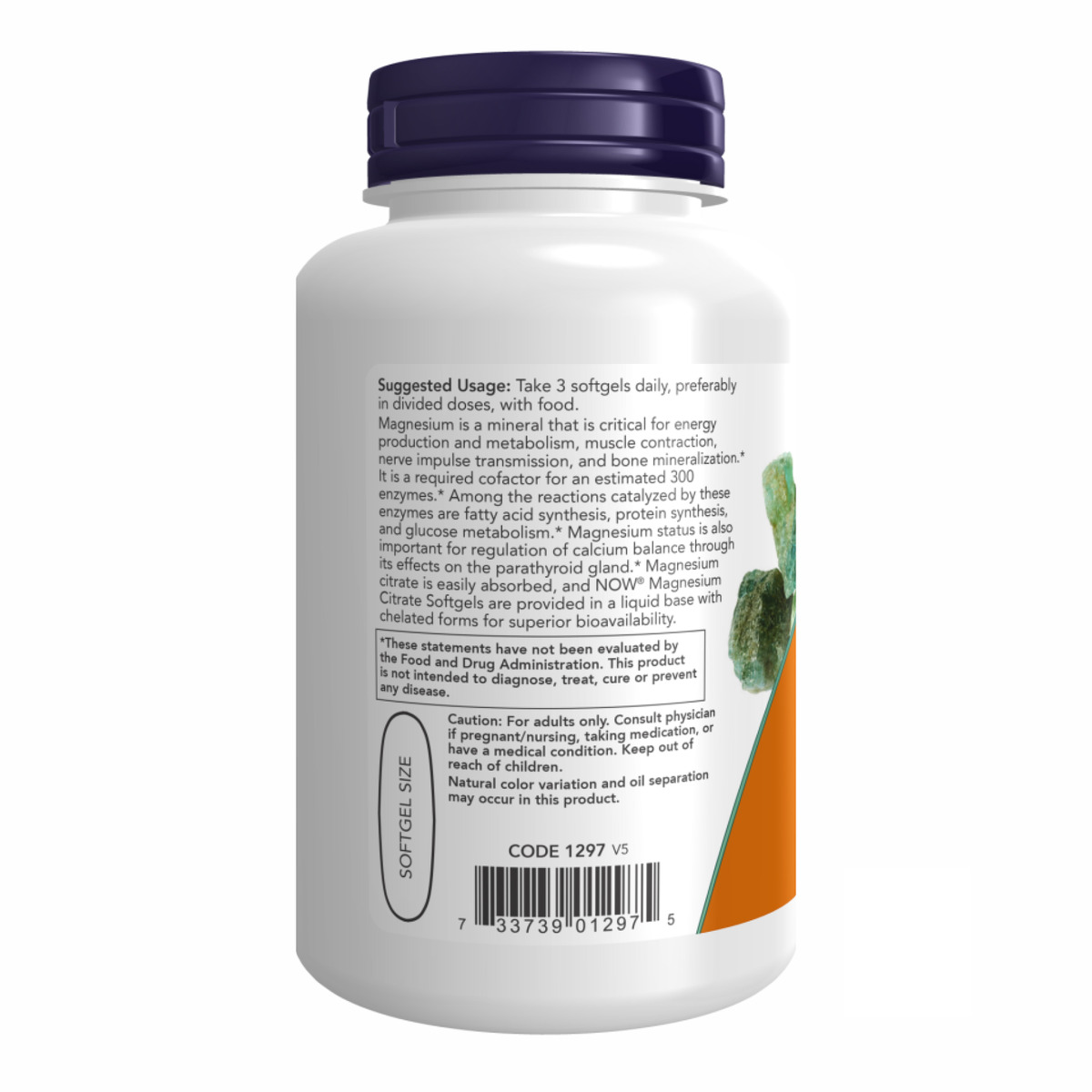 Magnesium Citrate 134mg - 90 sgels. Фото 3