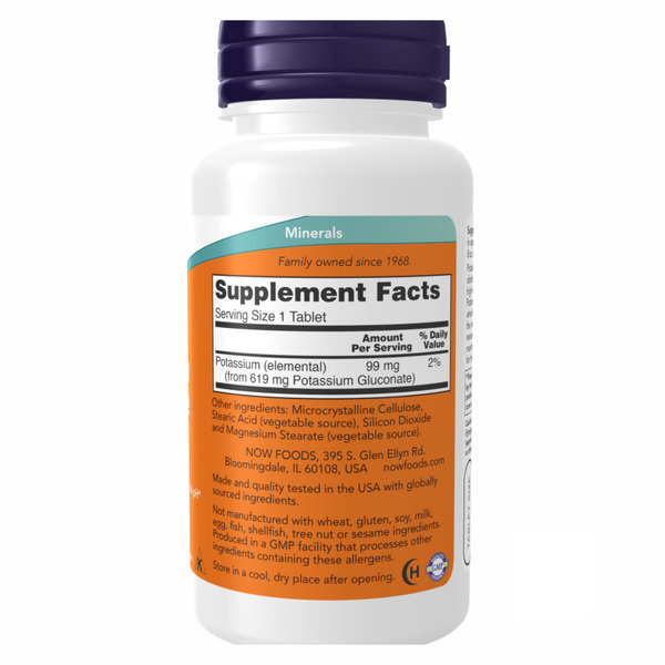 Potassium Gluconate 99mg - 100 tabs. Фото 2