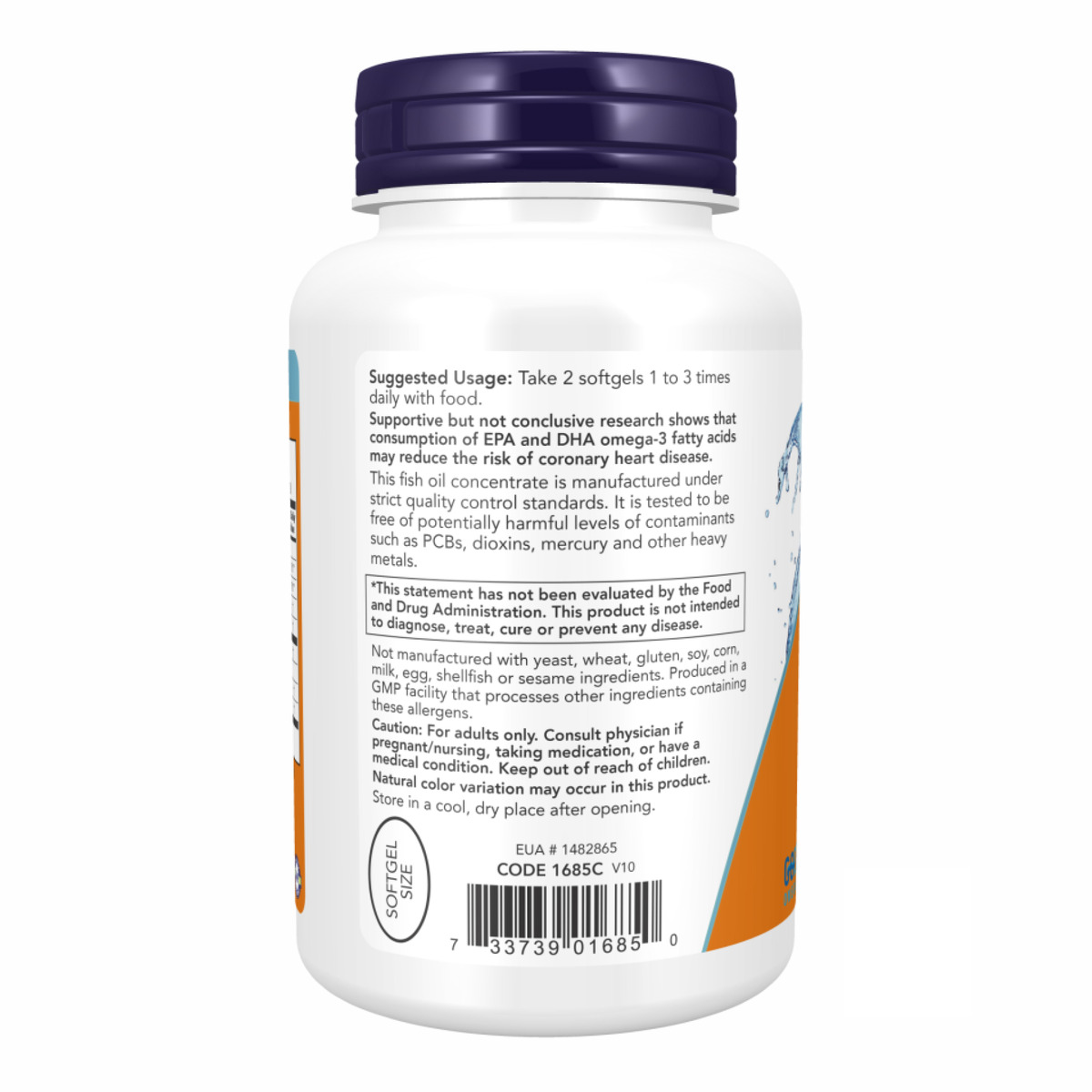 Omega-3 Mini Gels 500 mg - 180 sgels. Фото 3