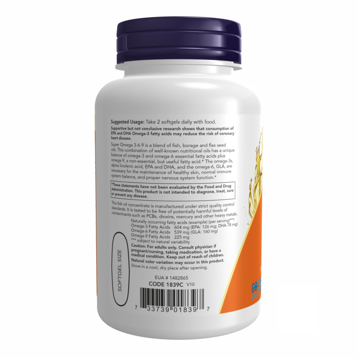 Super Omega 3-6-9 1200 mg - 90 sgels. Фото 3