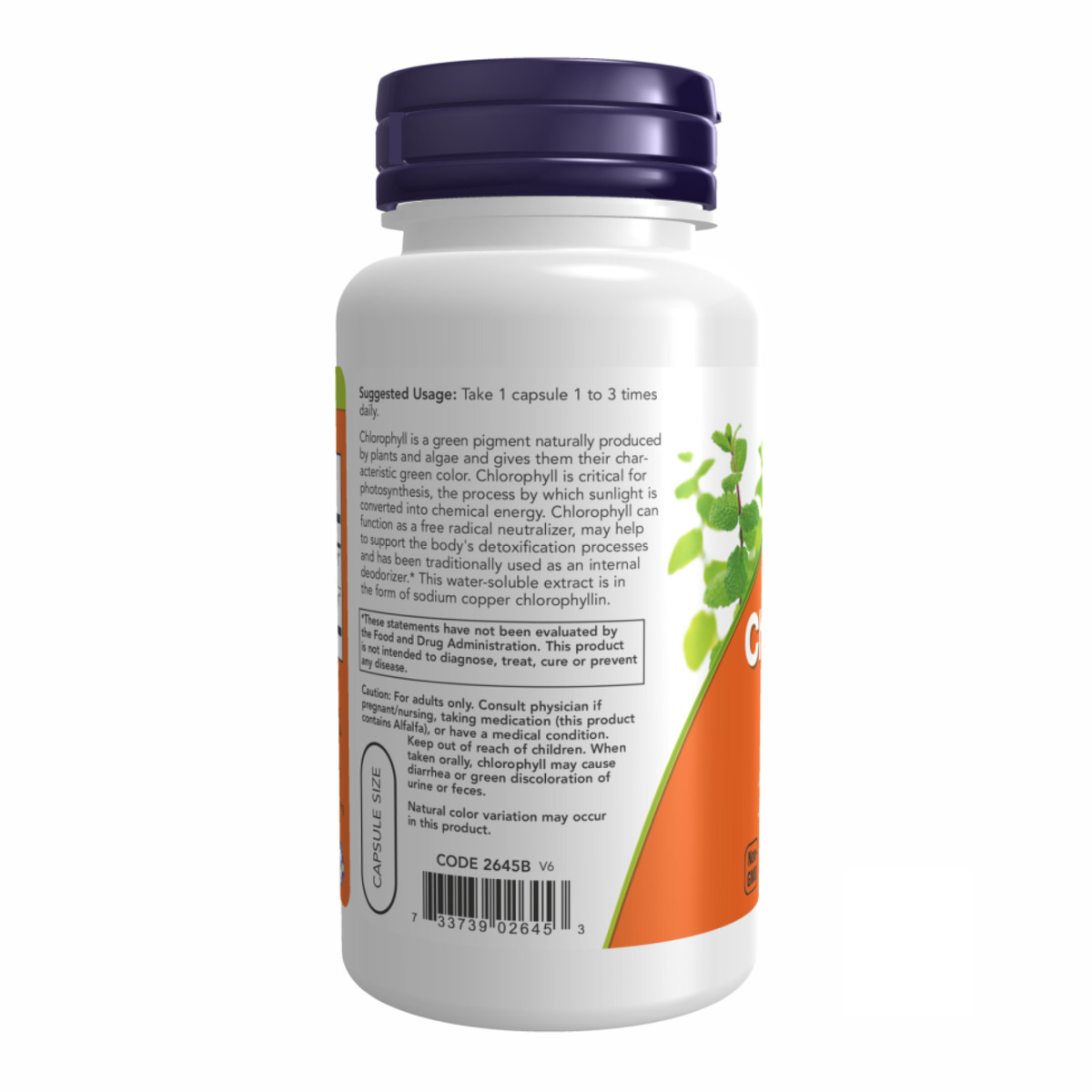 Chlorophyll 100 mg - 90 vcaps. Фото 3