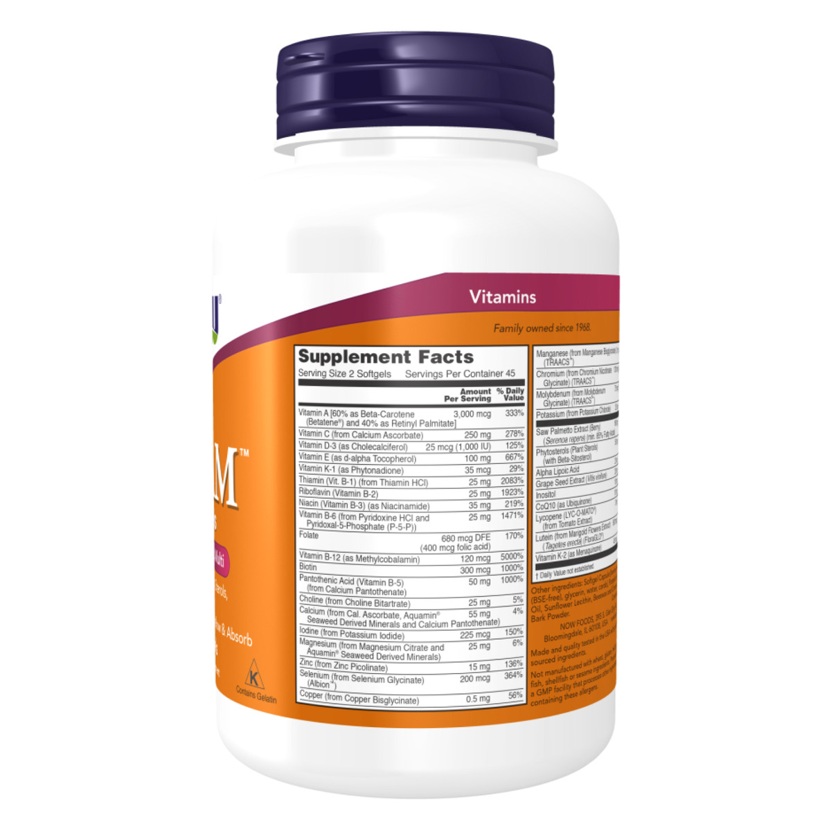 Adam - 90 softgels. Фото 2