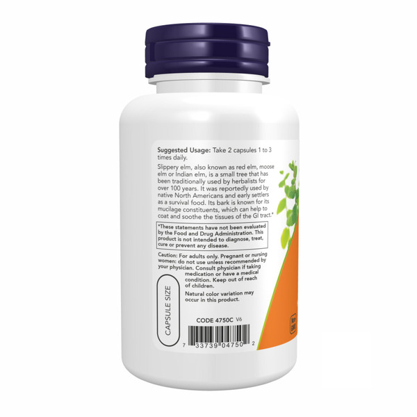 Slippery Elm 400 mg - 100 vcaps. Фото 3