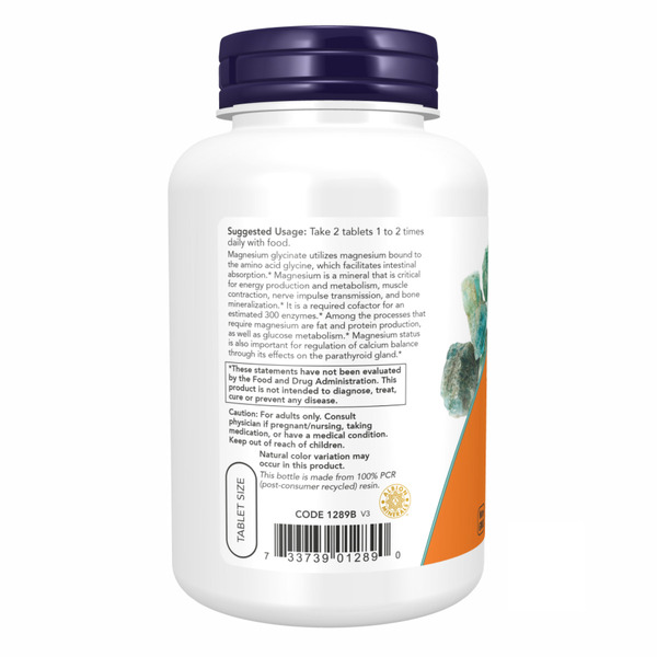Magnesium Glycinate - 180 tabs. Фото 3
