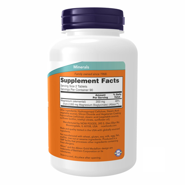 Magnesium Glycinate - 180 tabs. Фото 2