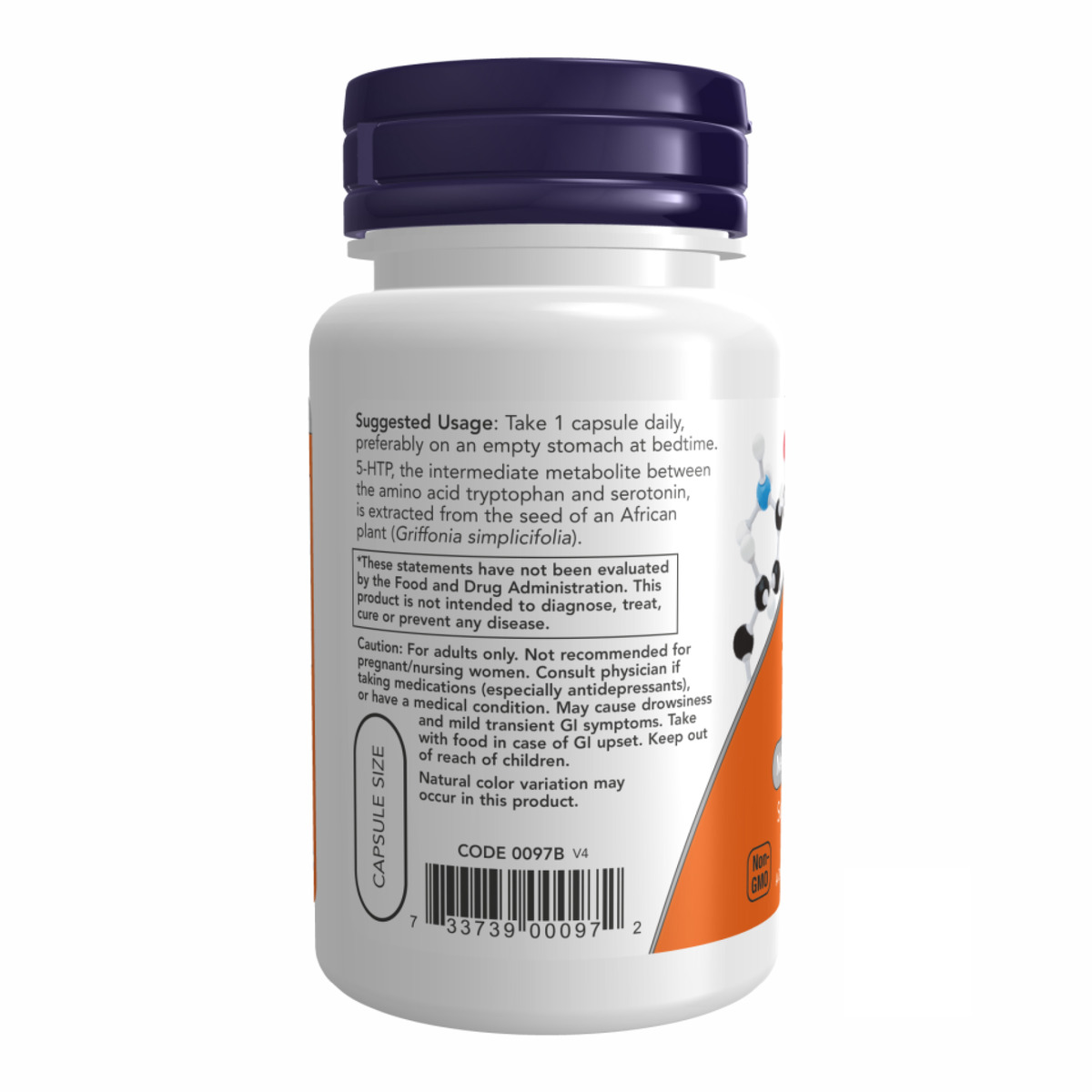5-HTP 50mg - 90 vcaps. Фото 3