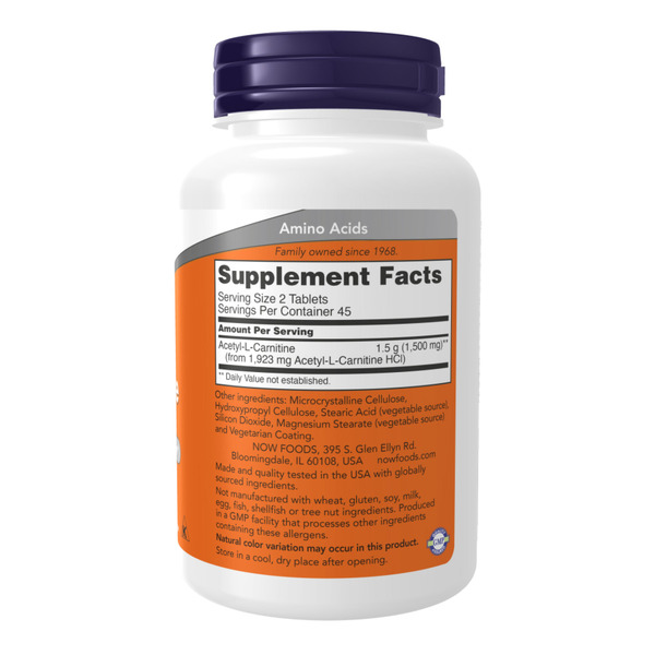 Acetyl L-Carnitine 750mg - 90 tabs. Фото 2