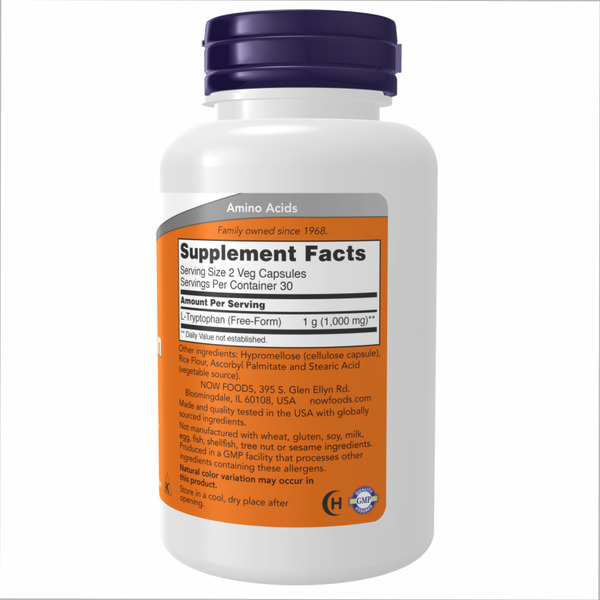 L-Tryptophan 500mg - 120 vcaps. Фото 2