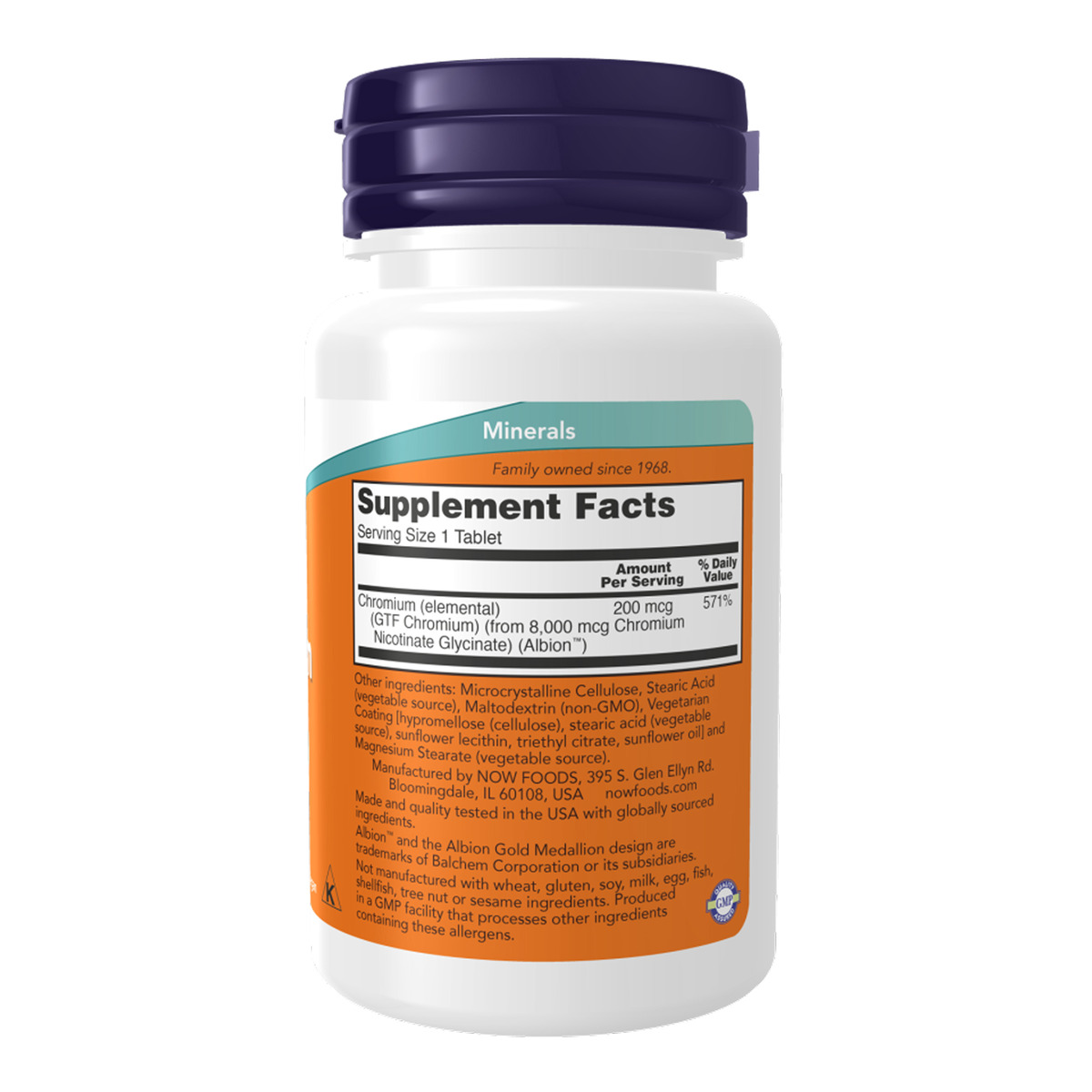 GTF Chromium 200mcg - 100 tabs. Фото 2