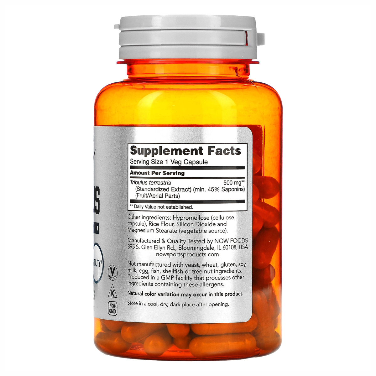 Tribulus 500mg 45% - 100 vcaps. Фото 2