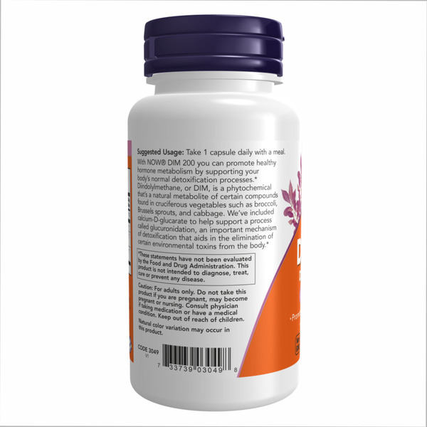 DIM 200 w/Calcium D-Glucarate - 90 vcaps. Фото 3