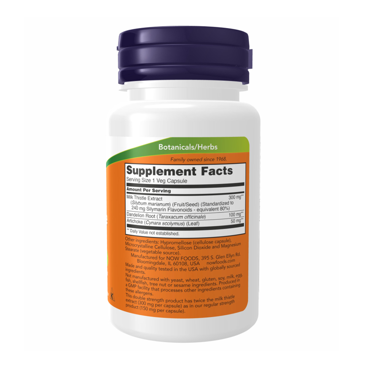 Silymarin Milk Thistle 300mg - 100 vcaps. Фото 2