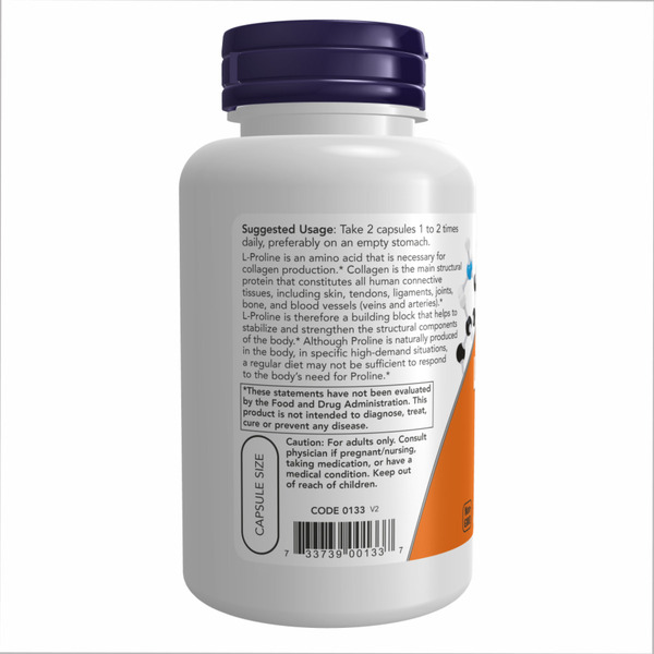 L-Proline 500mg - 120 vcaps. Фото 3