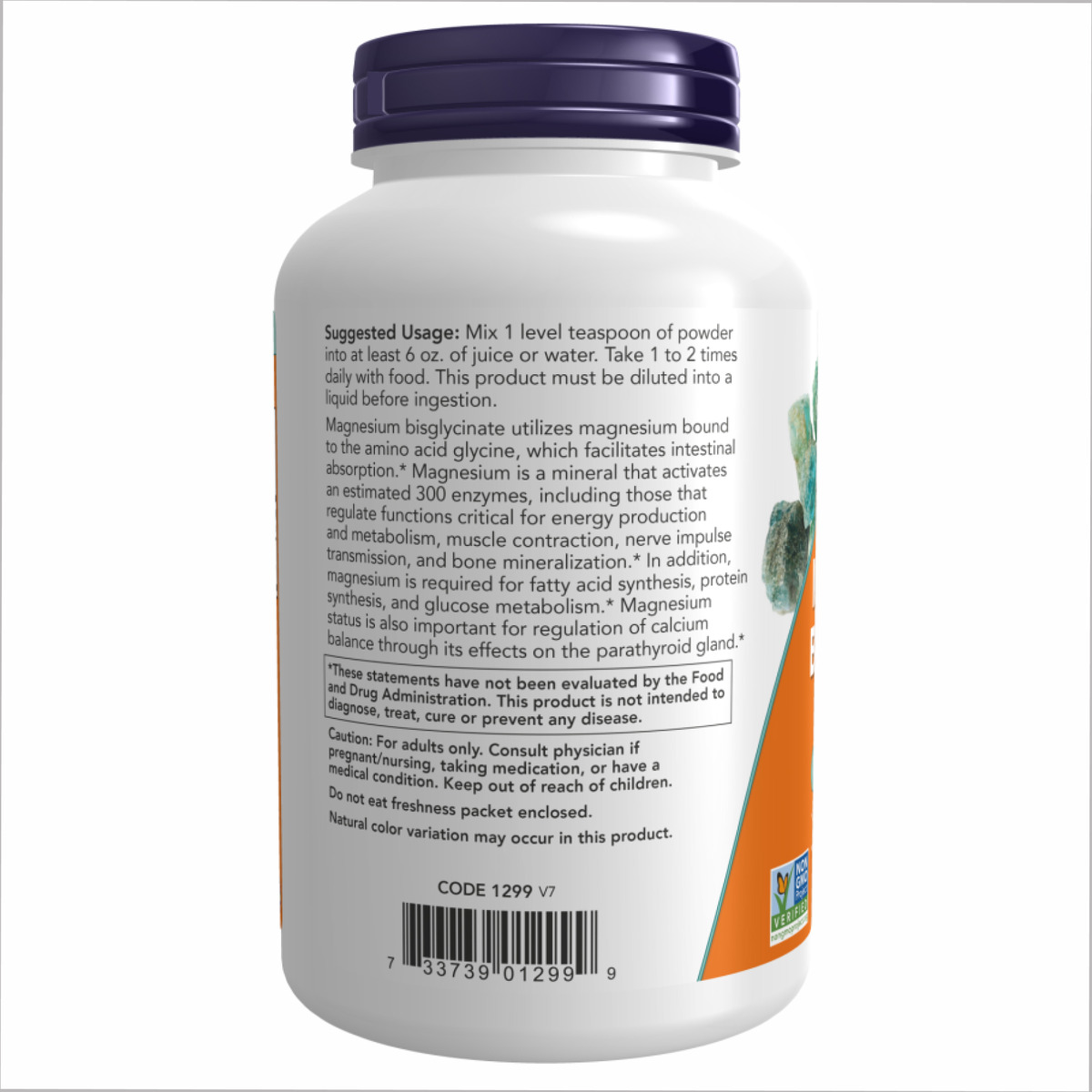 Magnesium Bisglycinate Powder - 8 oz.. Фото 3