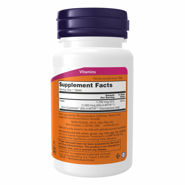 Methyl Folate 1000mcg - 90 tabs. Фото 2