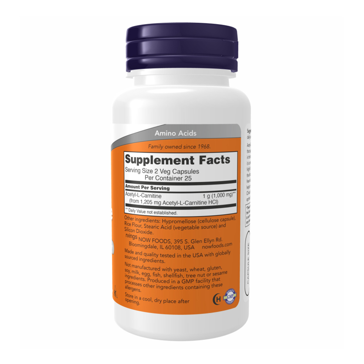 Acetyl L-Carnitine 500mg - 50 vcaps. Фото 2