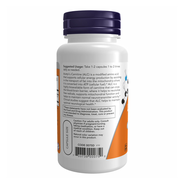 Acetyl L-Carnitine 500mg - 50 vcaps. Фото 3