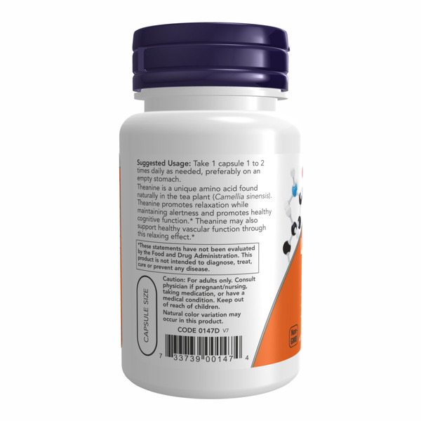 L-Theanine 200mg - 60 vcaps. Фото 3