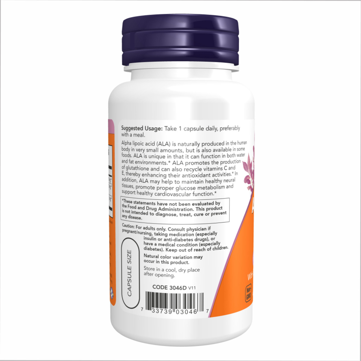 Alpha Lipoic Acid 600mg - 60 vcaps. Фото 3