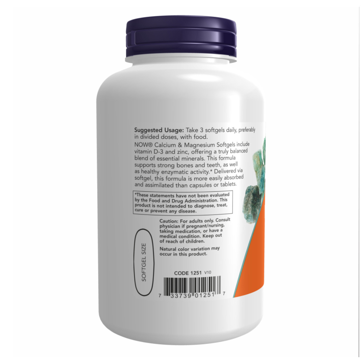 Calcium-Magnesium+D - 240 sgels. Фото 3