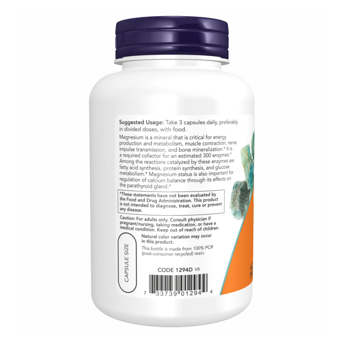 Magnesium Citrate - 240 vcaps. Фото 3