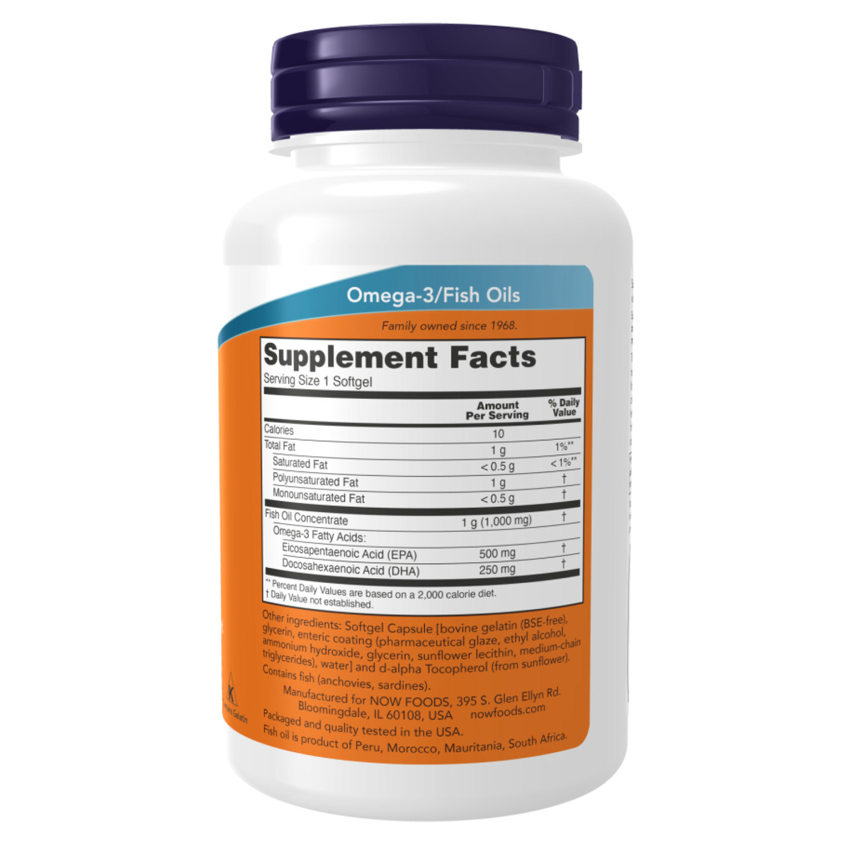Ultra Omega-3 Fish Oil - 180 Softgels. Фото 2