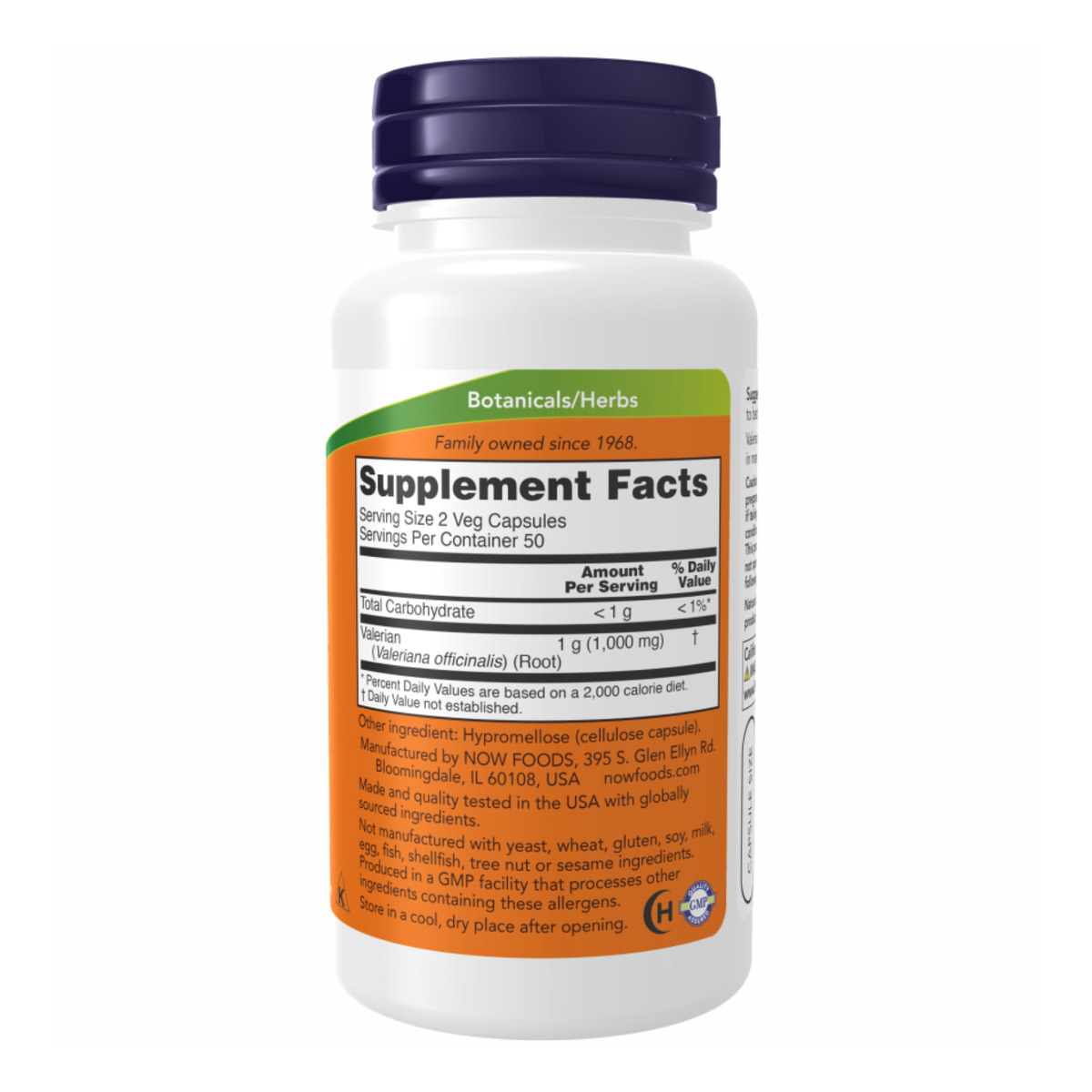 Valerian Root 500mg - 250 vcaps. Фото 2